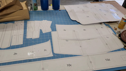 Leather Laptop Case - DIY PDF and Tutorial - Leather Messenger Style Bag Pattern - Leather Laptop Bag template - Leather Satchel - Simple Good Leather