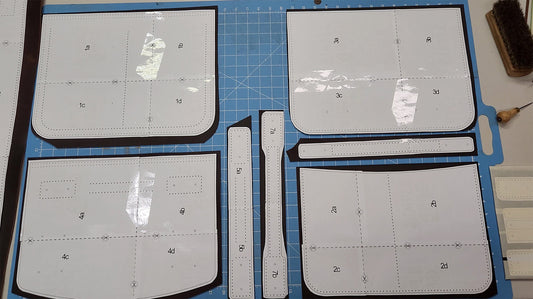 A Better Laptop Bag Pattern - DIY Medium Messenger Style Leather Bag Pattern - PDF Download - Leather Satchel with Video Tutorial - Simple Good Leather