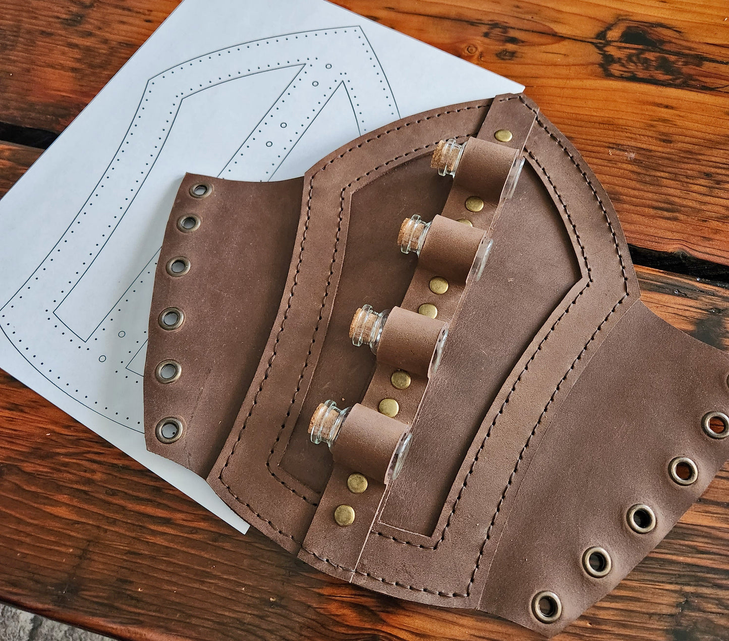 New Leather Bracers Bundle - DIY Arm Guard Patterns: Medieval Bracers, Fantasy, LARP, Template for Cosplay or Renfair Bundle - PDF Download - Simple Good Leather