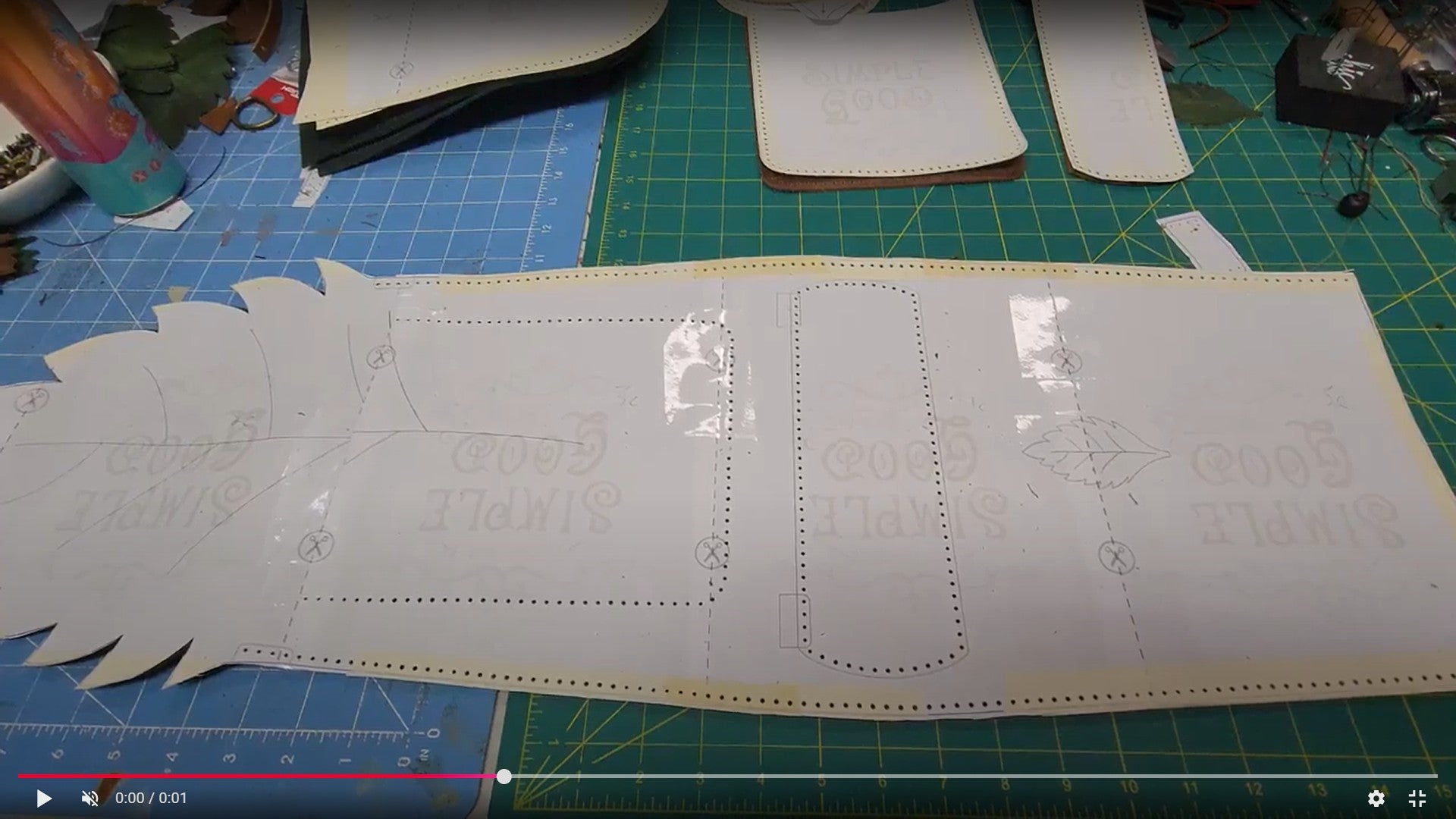 Fairy Leaf Backpack | DIY PDF Pattern & Tutorial - Elven Backpack - Simple Good Leather