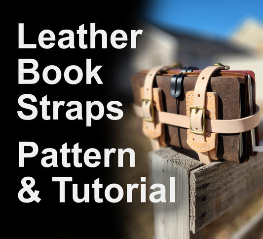 Leather Straps Pattern - Leather Straps for Yoga Mat, Bedroll, Blankets - cosplay holder for scrolls or maps - PDF with Video Tutorial - Simple Good Leather