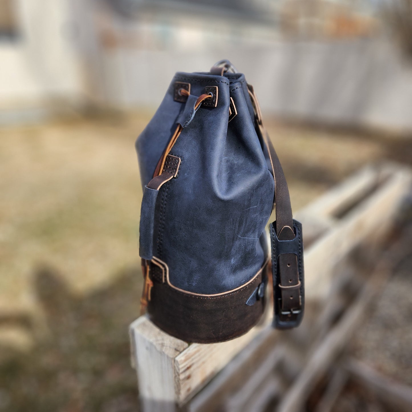 A Better Sling Bag Pattern - DIY Medium Sling Style Leather Bag Pattern - PDF Download - Leather Bag or Backpack - Simple Good Leather