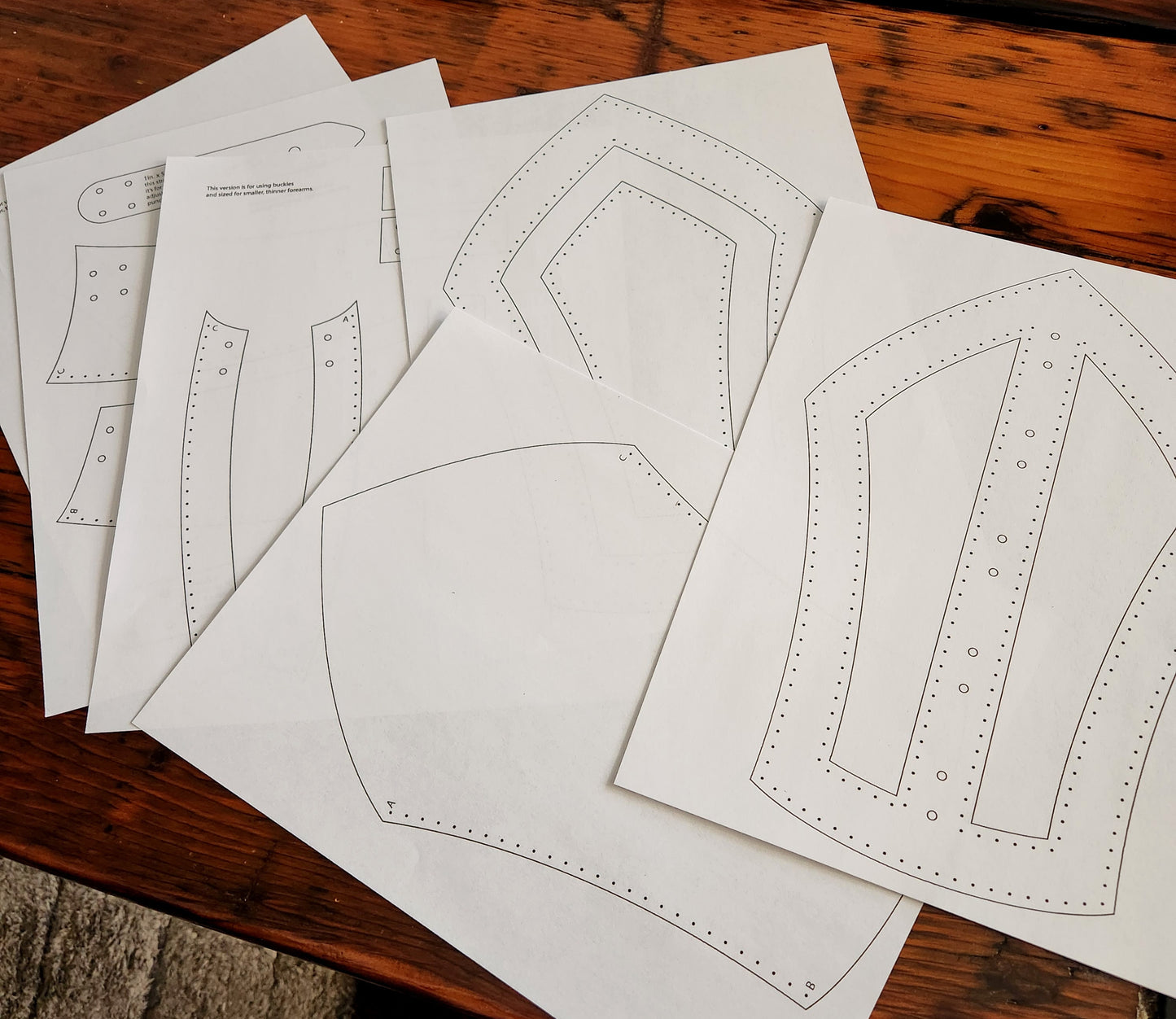 New Leather Bracers Bundle  - DIY Arm Guard Patterns: Medieval Bracers, Fantasy, LARP, Template for Cosplay or Renfair Bundle - PDF Download - Simple Good Leather