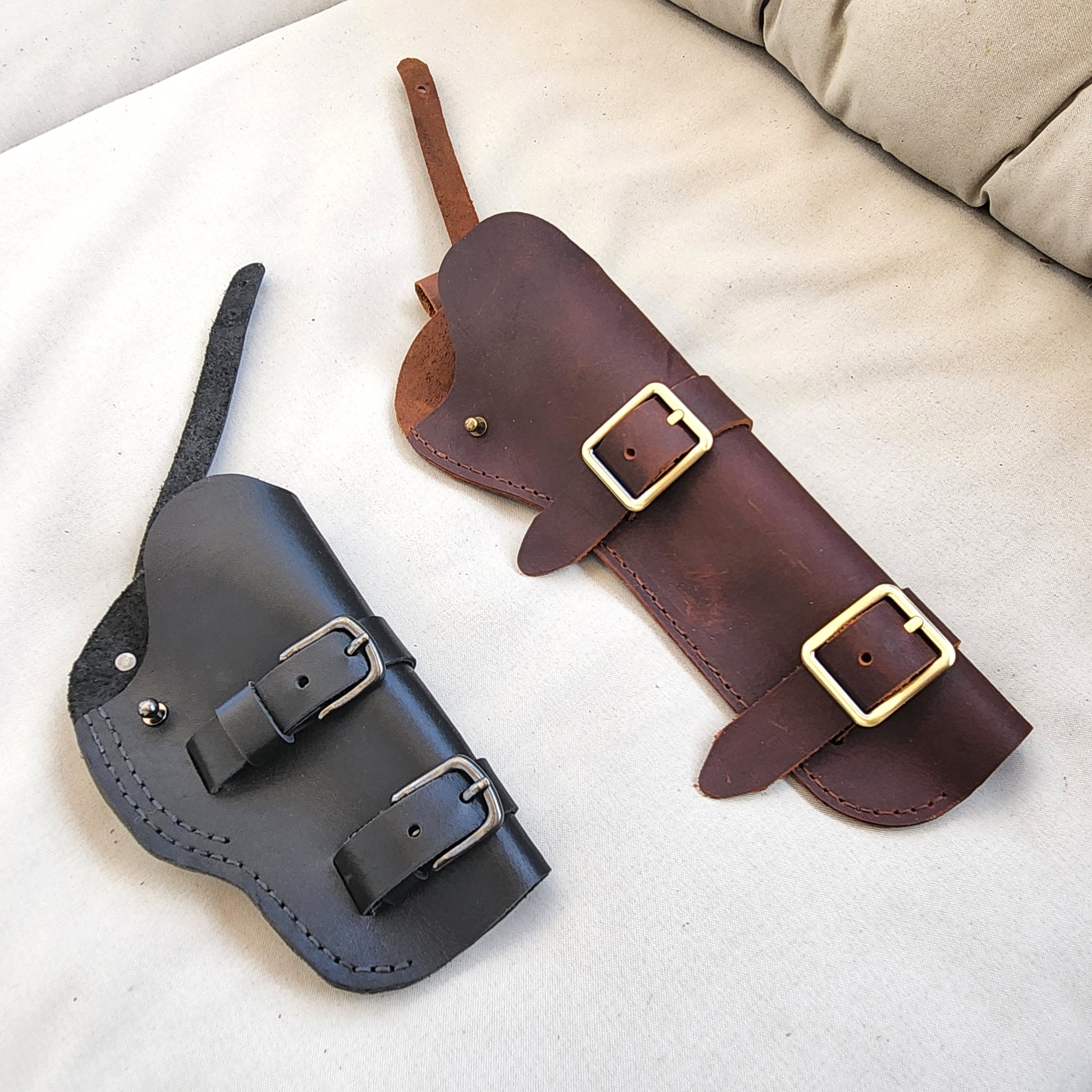 Revolver holsters - Western Gun Holsters - PDF Patterns for Long or Short Barrels and Tutorial -Perfect for comiccon, LARP, costume, cosplay - Simple Good Leather